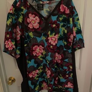 Set of 2 Cherokee plus size scrub tops